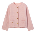 Buttoned Mohair Jacket